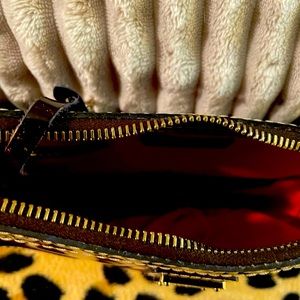 Rooney and Bourke patent small purse handbag clutch like new.